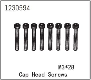 Absima Cap Head Screw M3*28 (8)