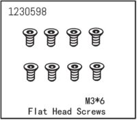 Absima Flat Head Screw M3*6 (8)