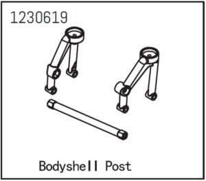 Absima Body Shell Post front