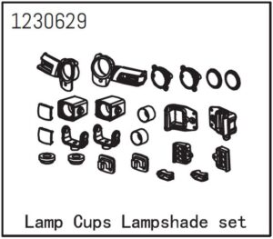 Absima Lamp Cups Lampshade Set