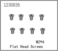 Absima Flat Head Screw M2*4 (8)