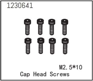 Absima Cap Head Screws M2.5*10 (8)