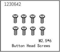 Absima Button Head Screws M2.5*6 (8)