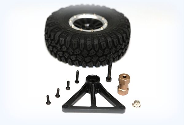 Absima Spare Wheel & Rack Set