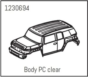 Absima Body PC clear - Khamba
