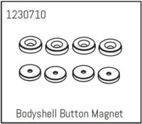 Absima Bodyshell Button Magnet (4) - Khamba