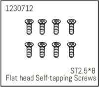 Absima Flat head Self-tapping screws ST2.5*8 (8) - Khamba