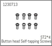 Absima Button head Self-tapping screws ST2*4 (8) - Khamba