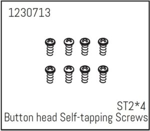 Absima Button head Self-tapping screws ST2*4 (8) - Khamba