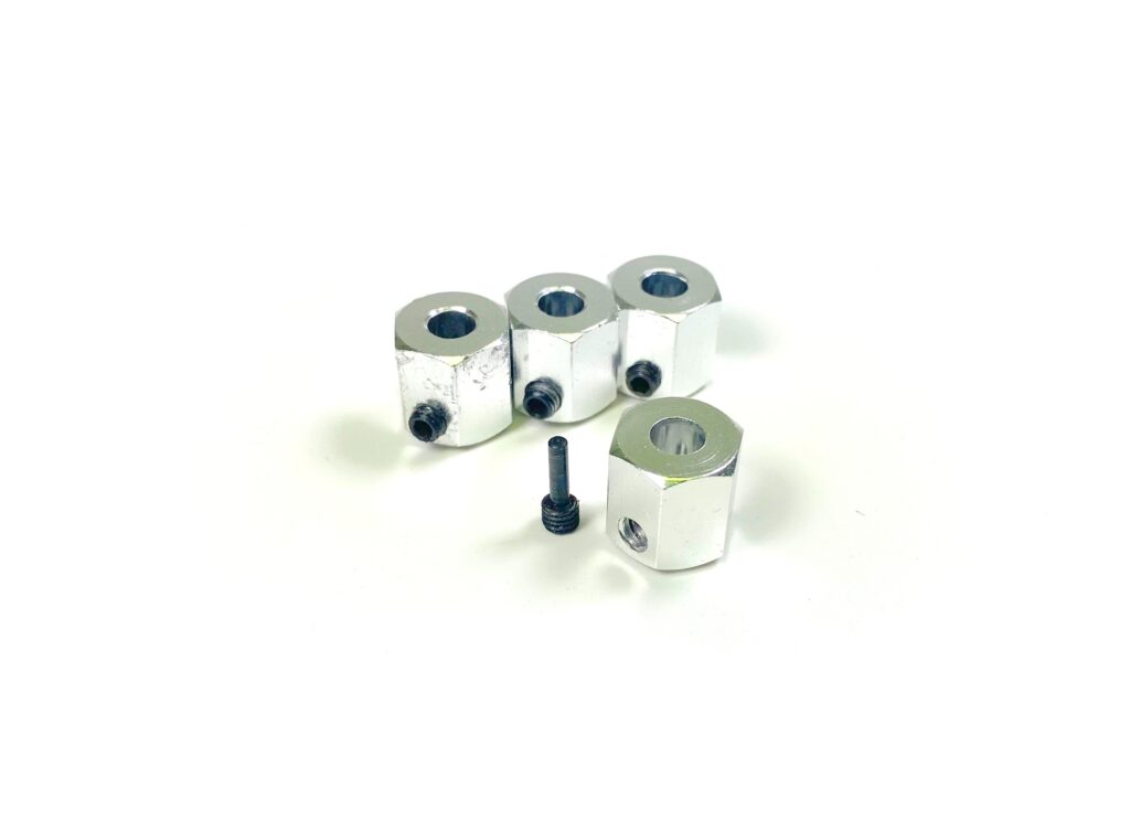 Absima Alu. Wheel Spacer (12mm) for CR1.8/CR3.4 (4) (1230725)