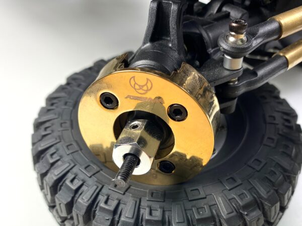 Absima Alu. Wheel Spacer (12mm) for CR1.8/CR3.4 (4) (1230725)
