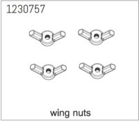 Absima Wing Nuts (4) - LANDI