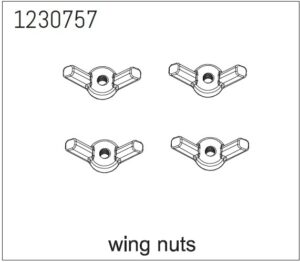 Absima Wing Nuts (4) - LANDI