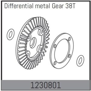 Absima Differential Crown Gear 38T +Sealing