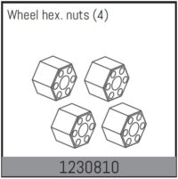 Absima Wheel Hex Hubs 12mm (4)