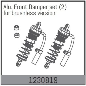Shock Set Front AL (2) (1230891) Absima