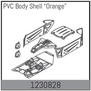 Absima Body Shell Set - Orange