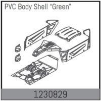 Absima Body Shell Set - Green