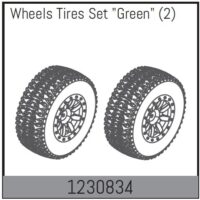 Absima Wheel Set 110x45mm - Green (2)