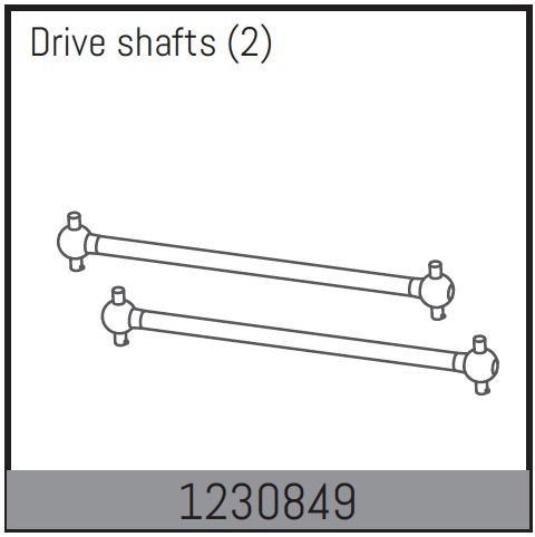 Absima Rear Drive Shafts (2)