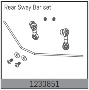 Absima Rear Sway Bar Set