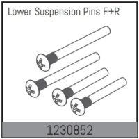 Absima Lower Suspension Pin Set f/r