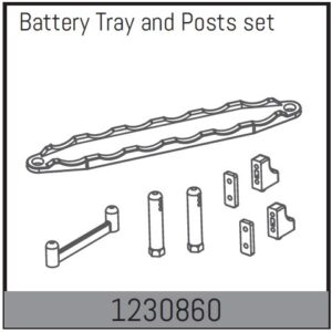 Absima Battery Tray and Posts