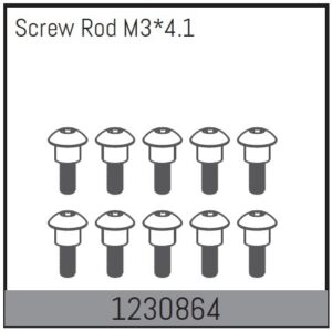 Absima Screw Rods M3*4.1 (10)