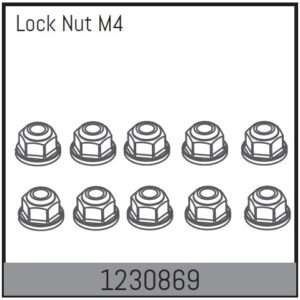 Absima Lock Nut M4 (10)