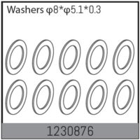Absima 8*5.1*0.3 Washers (10)