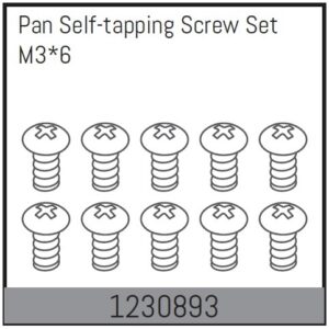 Absima M3*6 Pan self-tapping Screw Set (10)