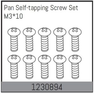 Absima M3*10 Pan self-tapping Screw Set (10)