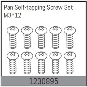 Absima M3*12 Pan self-tapping Screw Set (10)