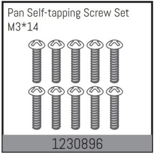 Absima M3*14 Pan self-tapping Screw Set (10)