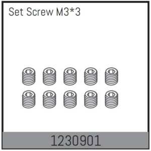 Absima Set Screw M3*3 (10)