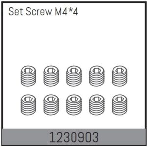 Absima Set Screw M4*4 (10)