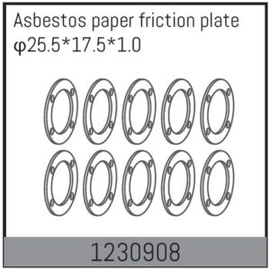 Absima Differential paper gasket 25.5*17.5*1.0 (10)