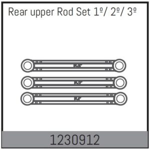 Absima Rear Upper Rod Set 1º/ 2º/ 3º