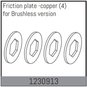 Absima Slipper Friction Plate - Copper (4)