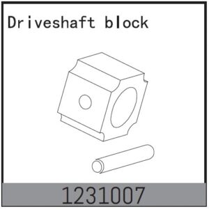 Absima Driveshaft Block - CR3.4eco