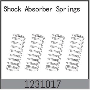 Absima Shock Absorber Springs (4) - CR3.4eco