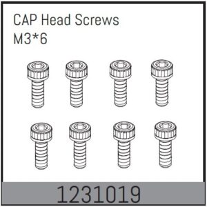 Absima Cap Head Screws M3*8 (8)