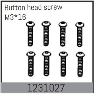 Absima Button Head Screws M3*16 (8)