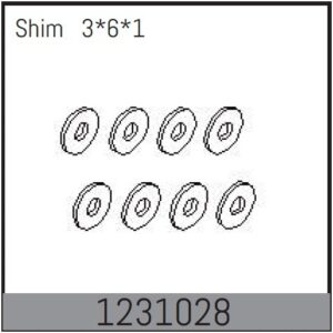 Absima Washer 3*6*1 (8)