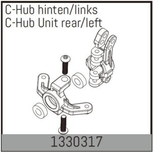 C-Hub Unit Rear/Left (1330317) Absima