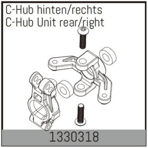 C-Hub Unit Rear/Right (1330318) Absima