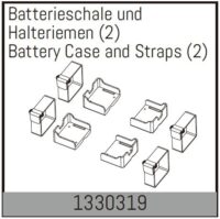 Battery Case and Straps (2) (1330319) Absima