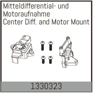 Diff and Motor Mount Center (1330323) Absima