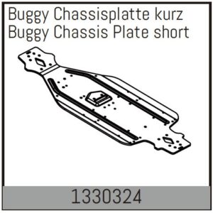 Chassis Plate short Buggy (1330324) Absima