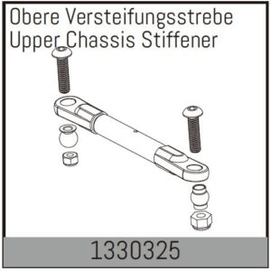 Chassis Upper Stiffener (1330325) Absima